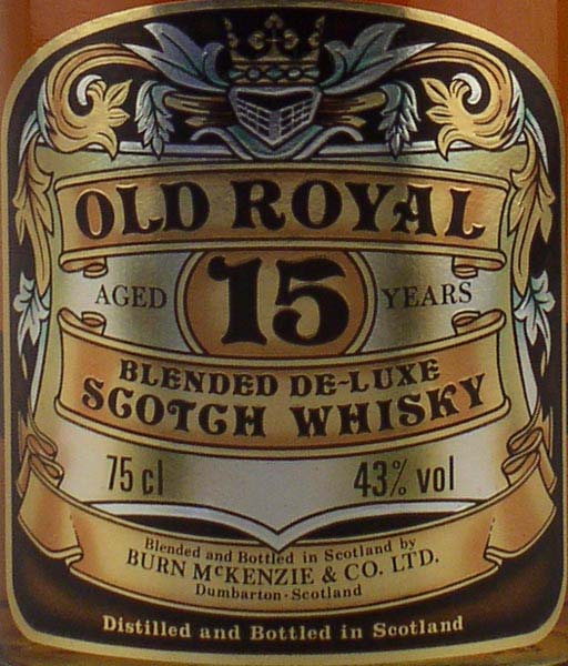 ウィスキー　OLD ROYAL 15